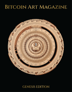 Bitcoin Art Magazine: Gold Foil Cover - Limited Edition of 210