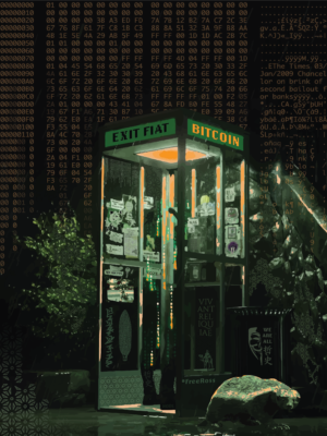Exit Fiat: Enter Bitcoin - Limited Edition Archival Print