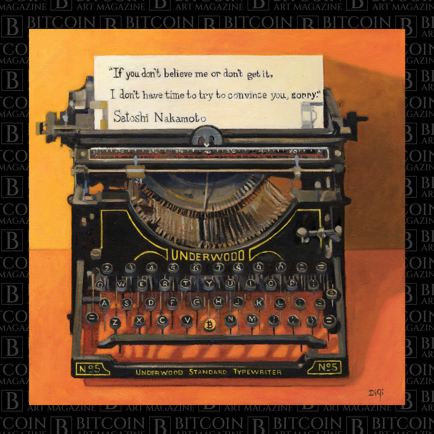 Bitcoin Art by Amy DiGi