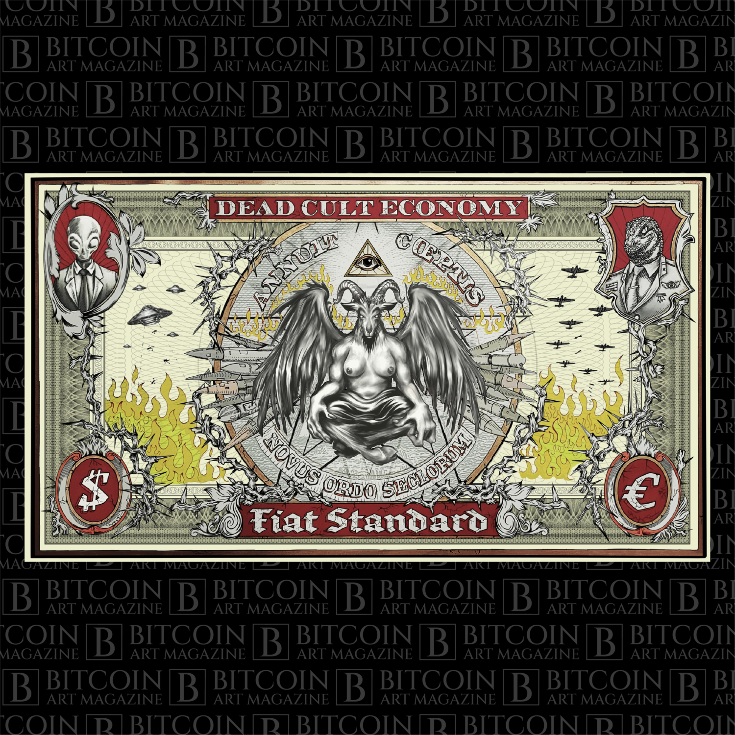 Bitcoin Art by Gus Grillasca