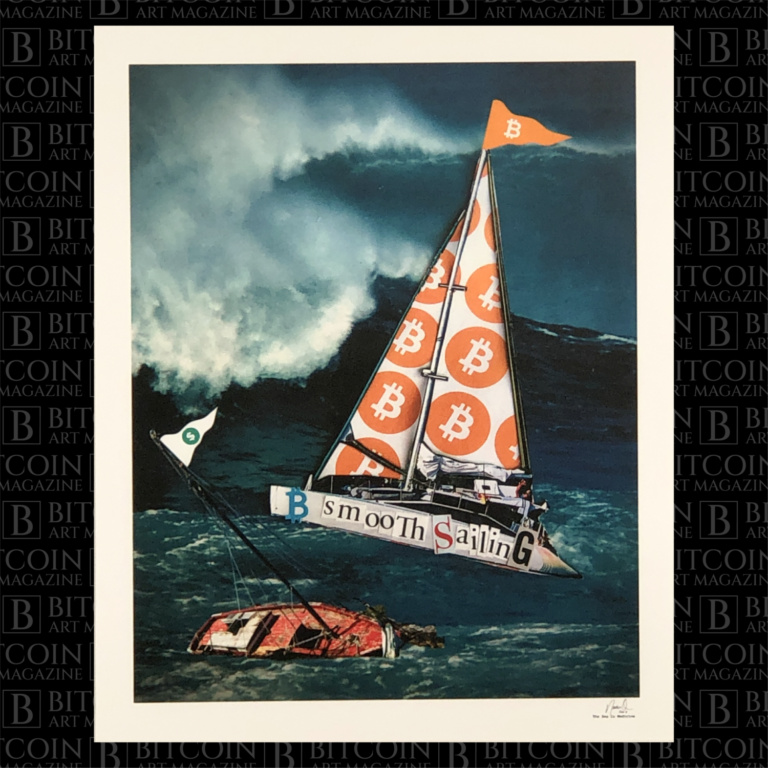 Bitcoin Art by Naomi Olsen