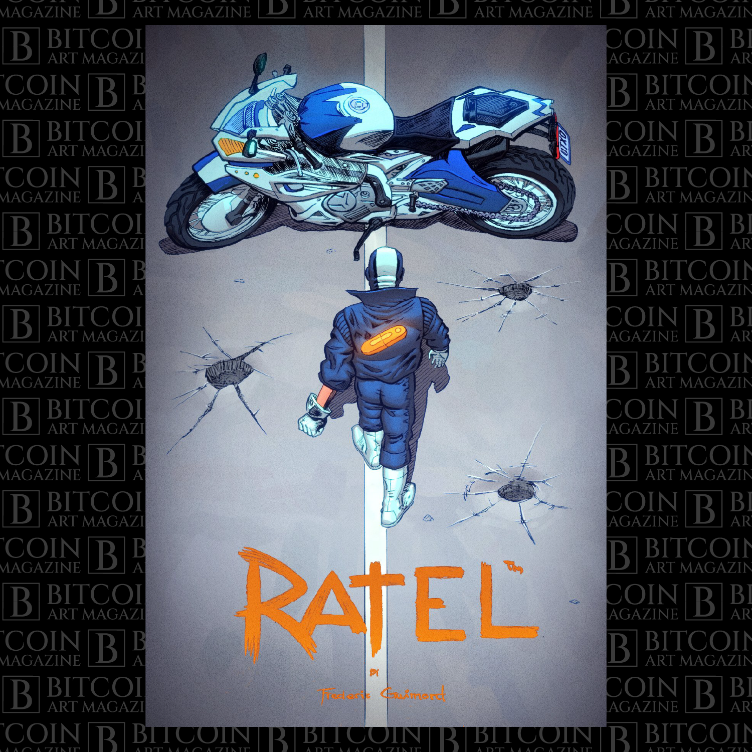 Bitcoin Art by Frederic Guimont