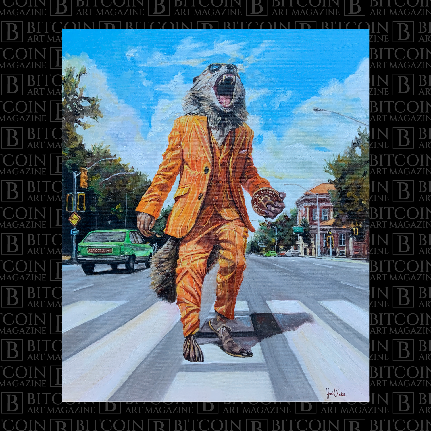 Bitcoin Art by Yonat Vaks