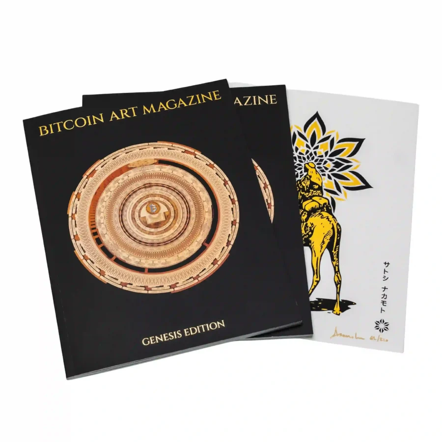 Shop Bitcoin art magazines, books, prints, and original artworks from Bitcoin Art Magazine
