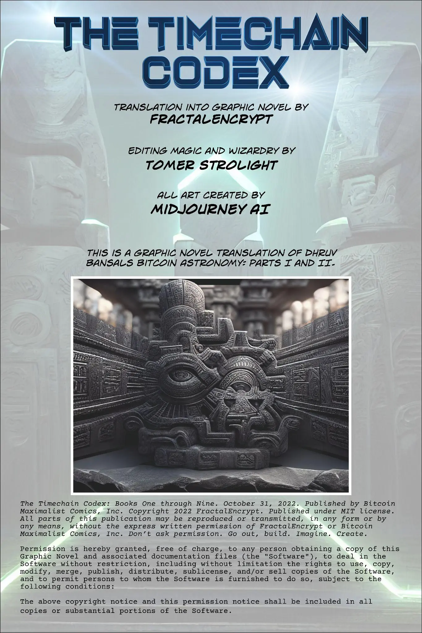 The Timechain Codex, page 1